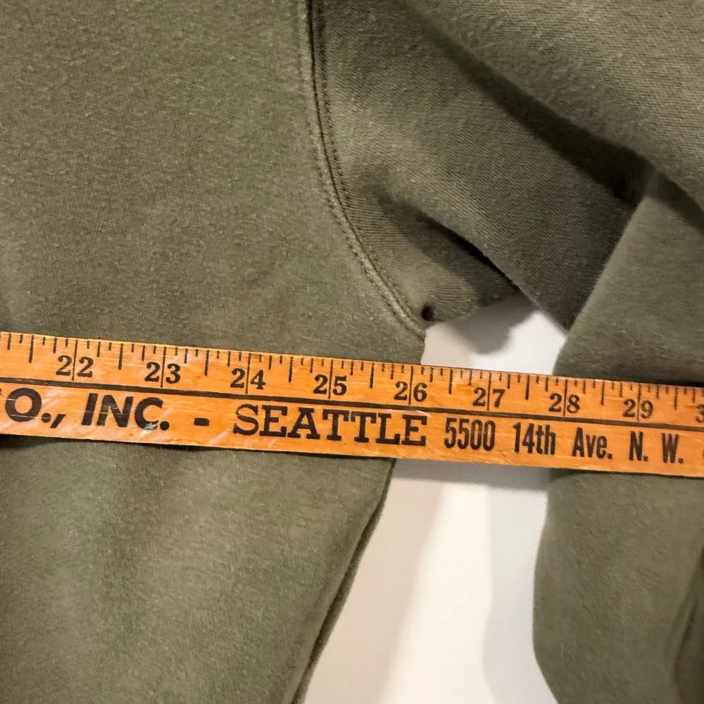Nike Womens Hoodie Large Olive Green Phoenix Fleece Oversized DQ5860-222